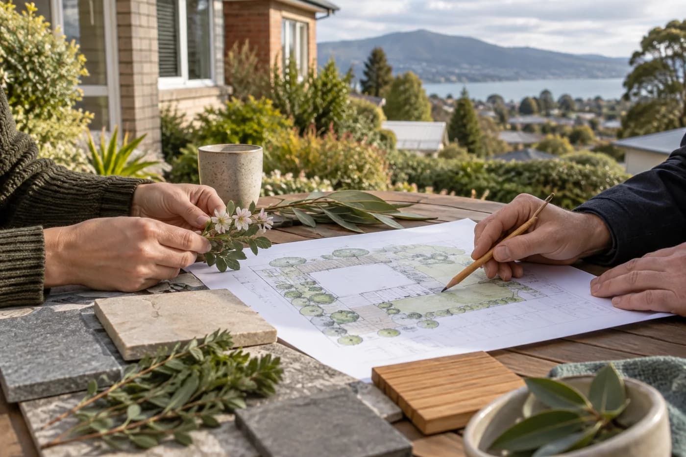 Illustrative landscape design services in Hobart